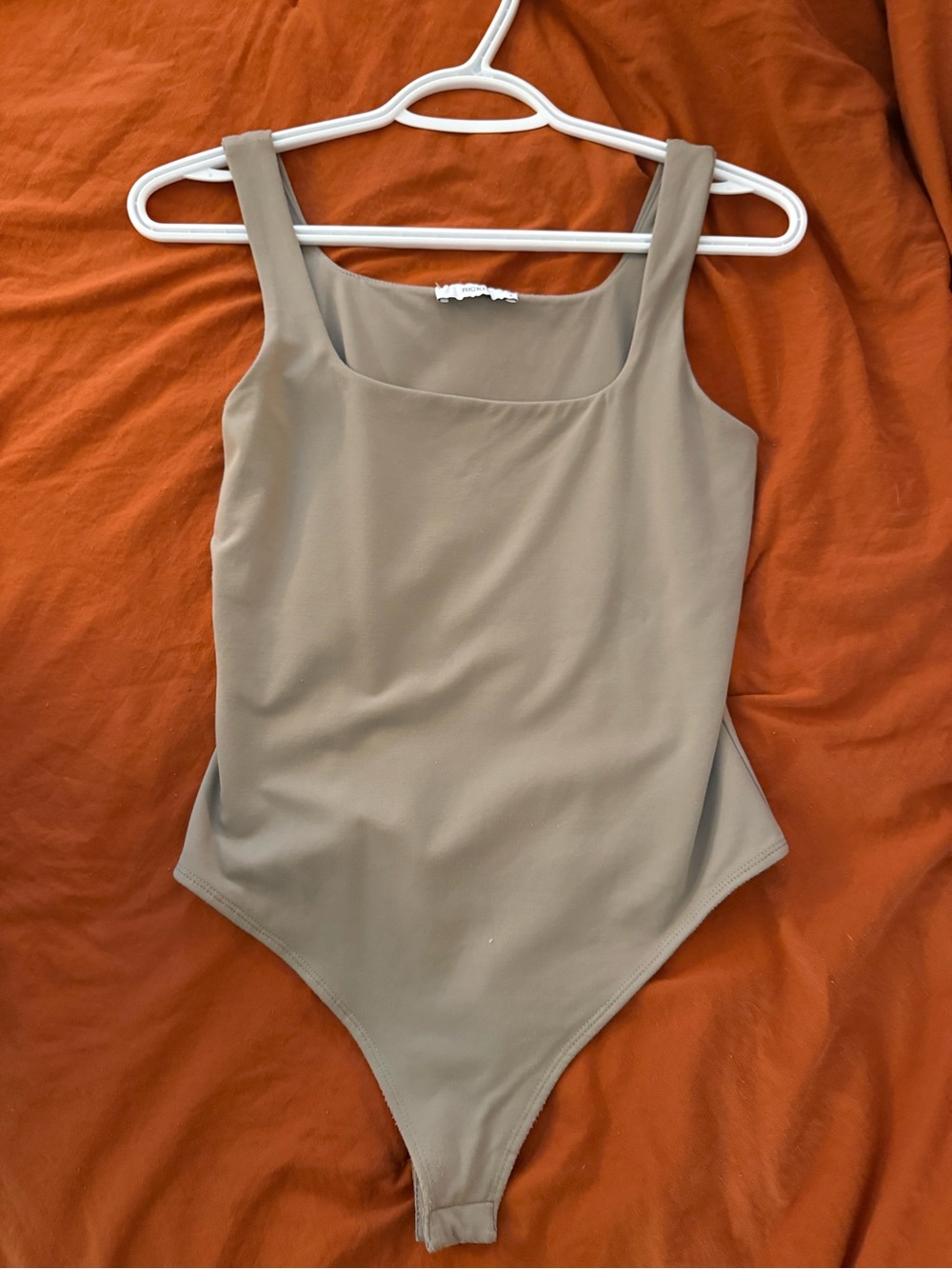 Ricki's Taupe Square Neck Bodysuit